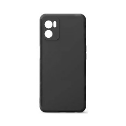 Silicone Case with Camera Shield for Oppo Find X5 Lite Black